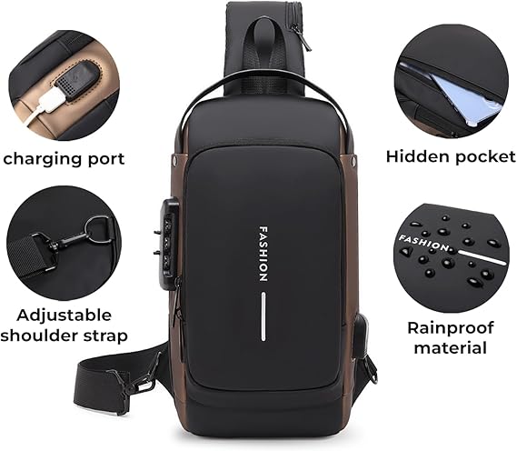 Anti-theft Crossbody Bag