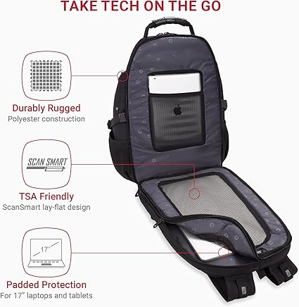 SwissGear 1900 Scansmart TSA 17 Laptop Backpack
