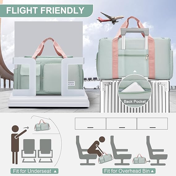 Small Gym Bag for Women, Travel Duffle Bag