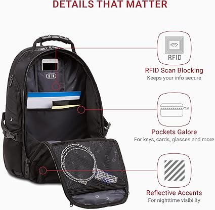 SwissGear 1900 Scansmart TSA 17 Laptop Backpack