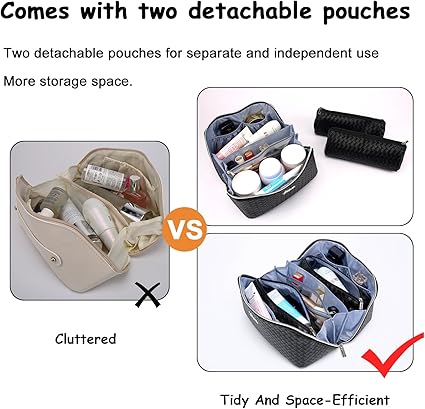 BOYATU Travel Makeup Bags for Women