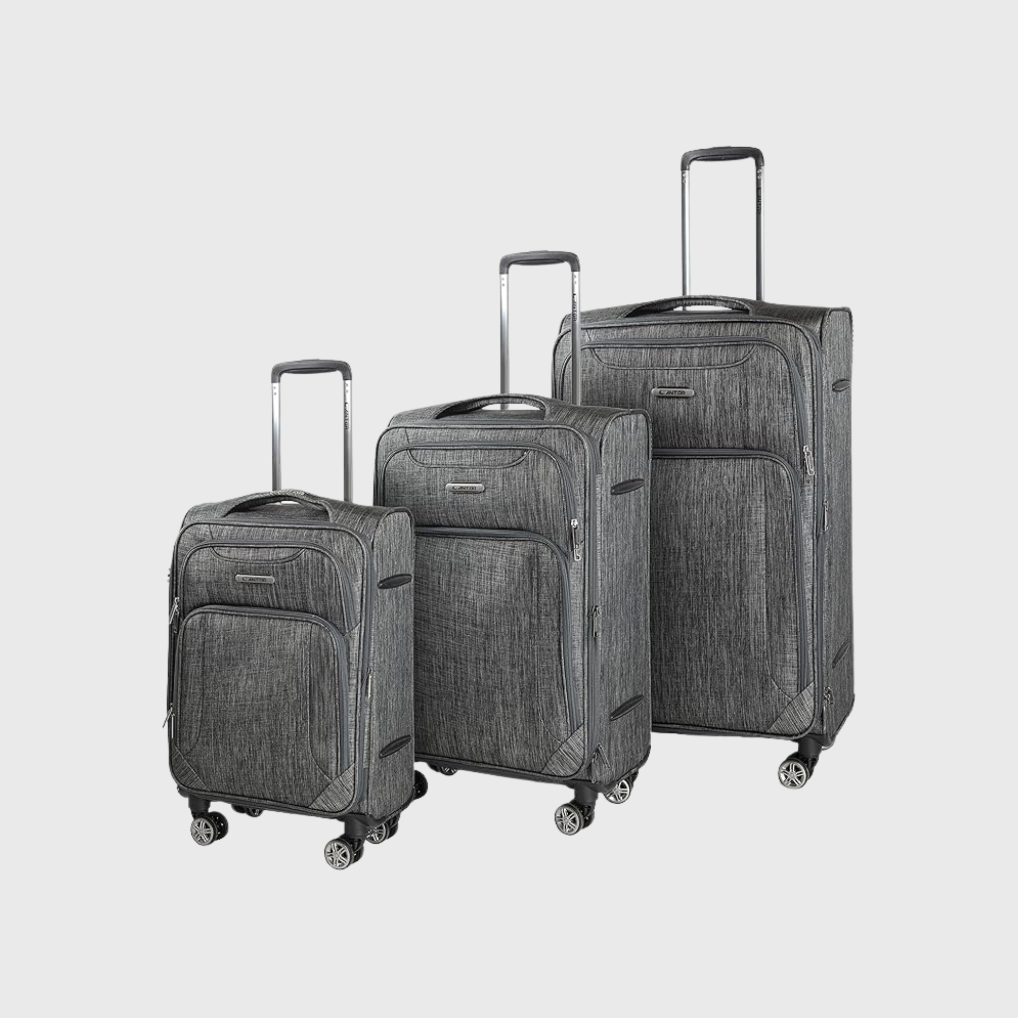 Cantor Ultra Lightweight Softside Luggage with Spinner Wheels